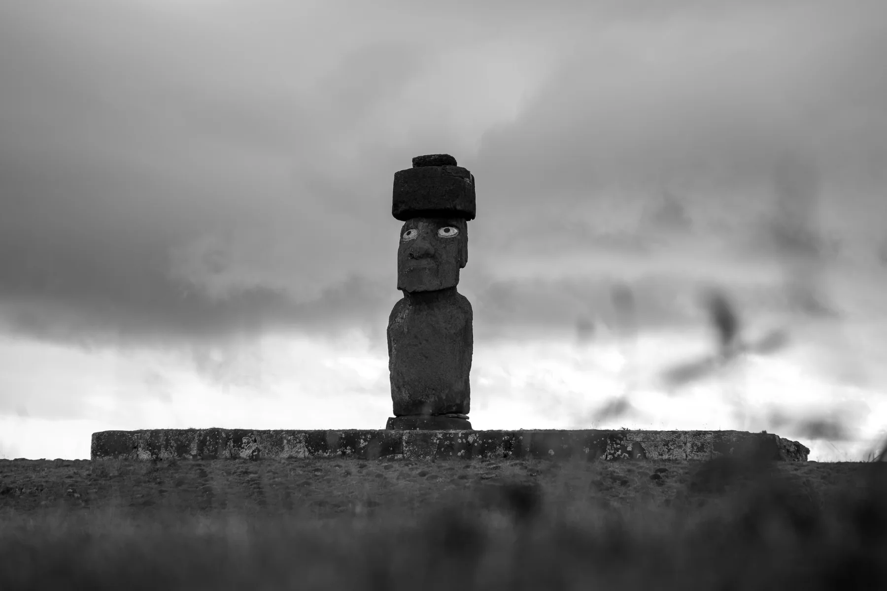 Moai de Ahu Ko Te Riku en Tahai, Rapa Nui